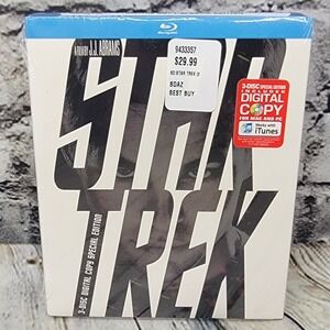 Star Trek (Blu-ray Disc + Digital Copy, 2009, 3-Disc Box Set Special Edition NEW